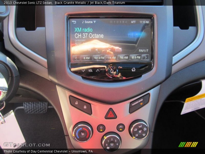 Black Granite Metallic / Jet Black/Dark Titanium 2013 Chevrolet Sonic LTZ Sedan