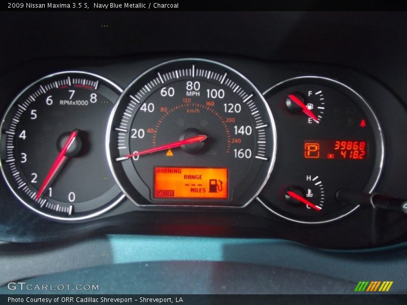 Navy Blue Metallic / Charcoal 2009 Nissan Maxima 3.5 S