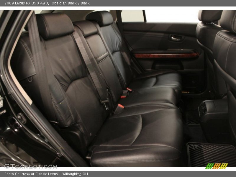 Obsidian Black / Black 2009 Lexus RX 350 AWD