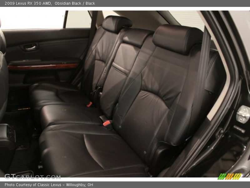 Obsidian Black / Black 2009 Lexus RX 350 AWD