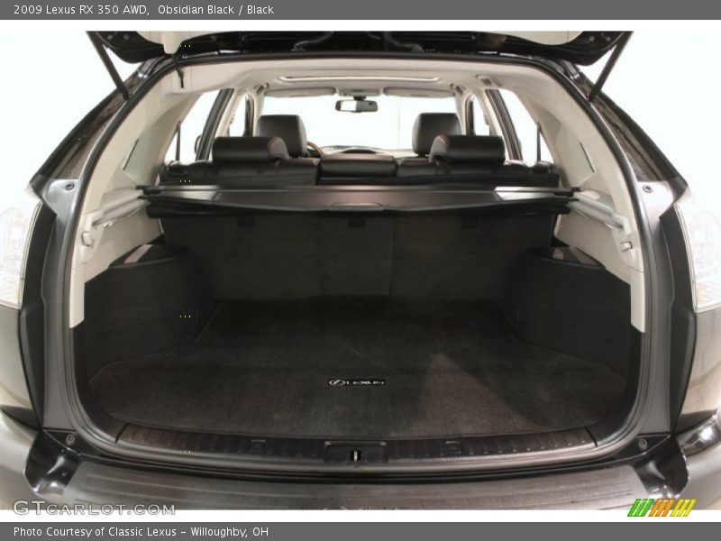 Obsidian Black / Black 2009 Lexus RX 350 AWD