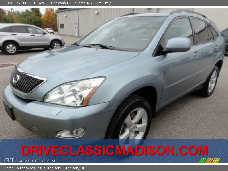 Breakwater Blue Metallic / Light Gray 2006 Lexus RX 330 AWD
