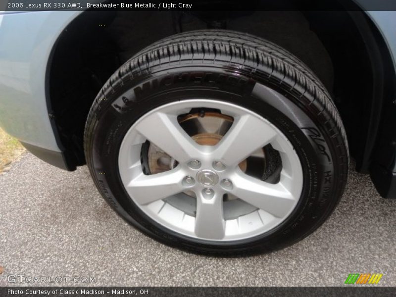 Breakwater Blue Metallic / Light Gray 2006 Lexus RX 330 AWD