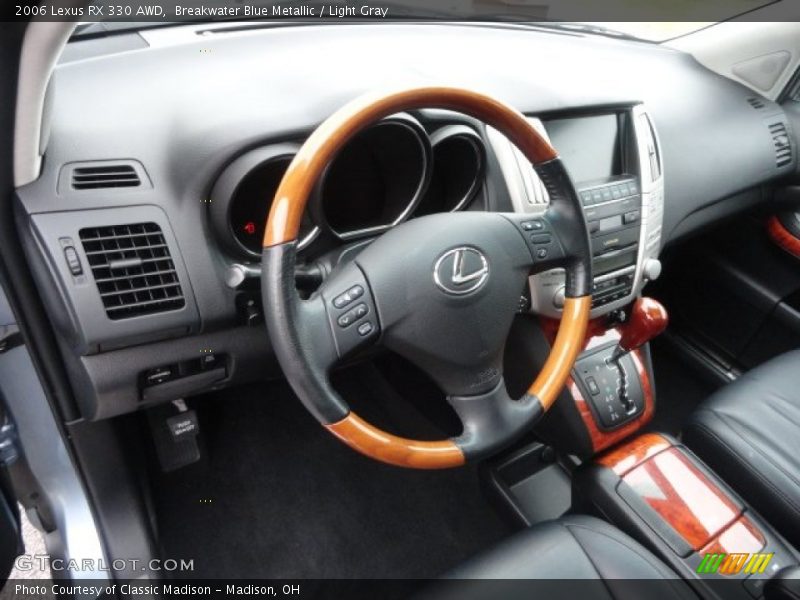 Breakwater Blue Metallic / Light Gray 2006 Lexus RX 330 AWD
