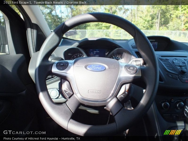 Tuxedo Black Metallic / Charcoal Black 2013 Ford Escape S