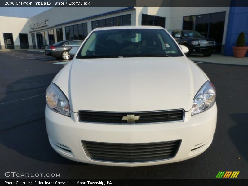 White / Ebony Black 2006 Chevrolet Impala LS
