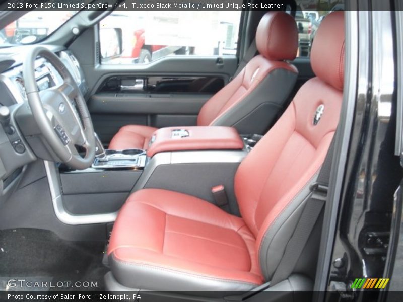  2013 F150 Limited SuperCrew 4x4 Limited Unique Red Leather Interior