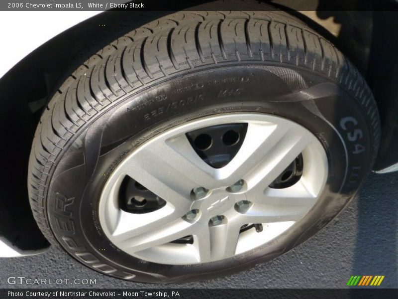 White / Ebony Black 2006 Chevrolet Impala LS