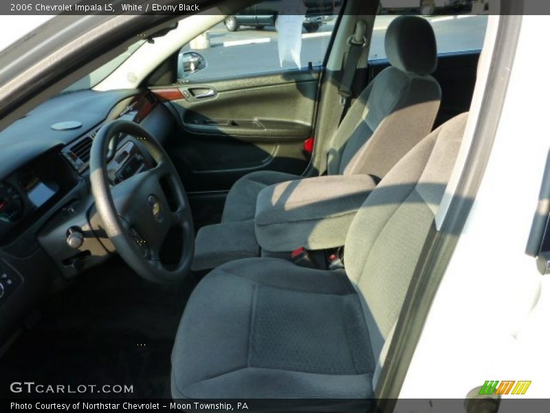 White / Ebony Black 2006 Chevrolet Impala LS