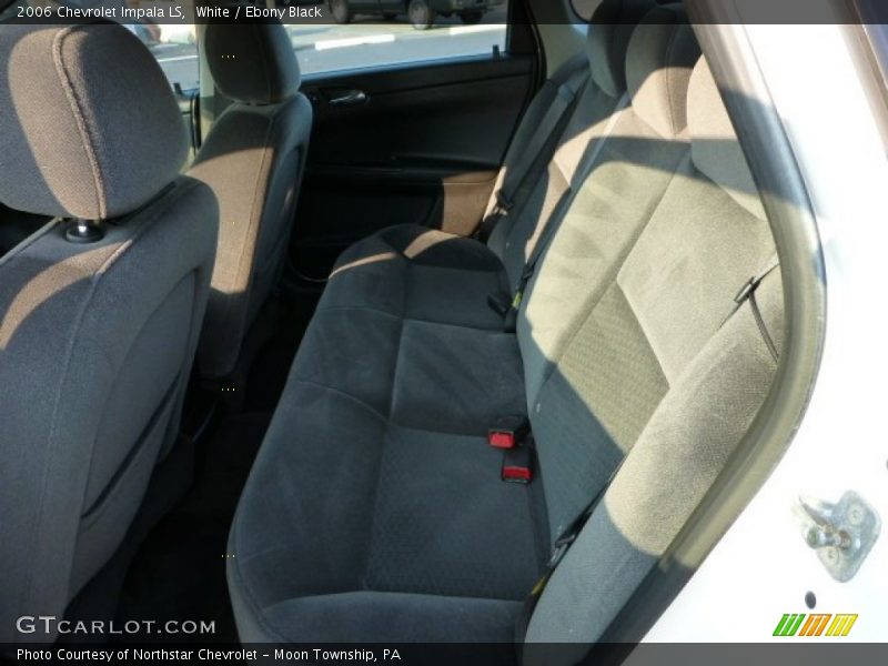 White / Ebony Black 2006 Chevrolet Impala LS