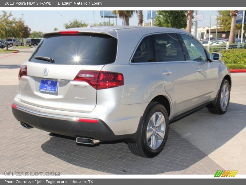 Palladium Metallic / Ebony 2013 Acura MDX SH-AWD