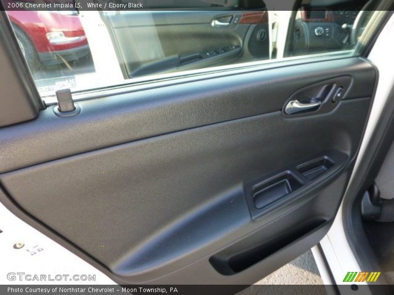 White / Ebony Black 2006 Chevrolet Impala LS
