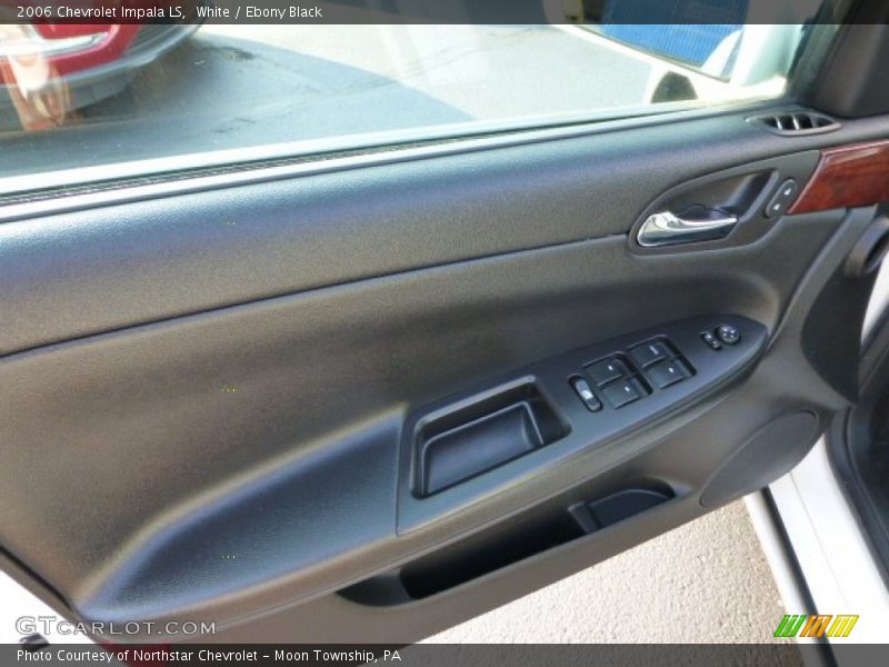 White / Ebony Black 2006 Chevrolet Impala LS