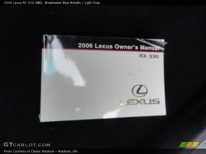 Breakwater Blue Metallic / Light Gray 2006 Lexus RX 330 AWD