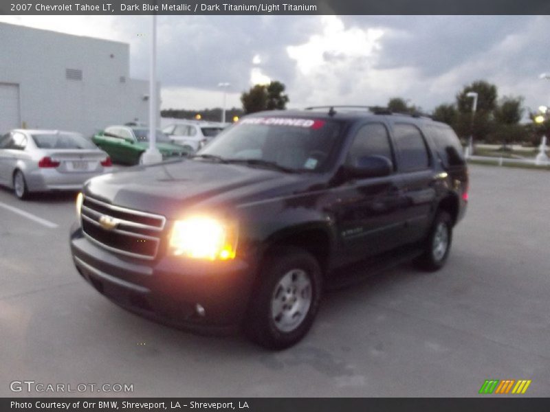 Dark Blue Metallic / Dark Titanium/Light Titanium 2007 Chevrolet Tahoe LT