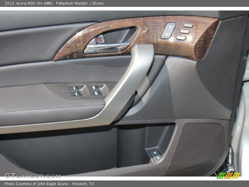 Palladium Metallic / Ebony 2013 Acura MDX SH-AWD