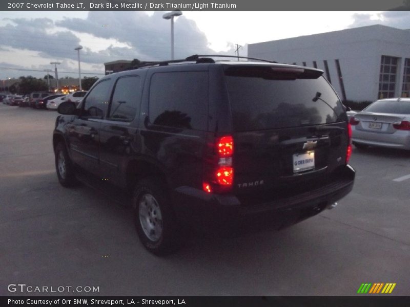 Dark Blue Metallic / Dark Titanium/Light Titanium 2007 Chevrolet Tahoe LT