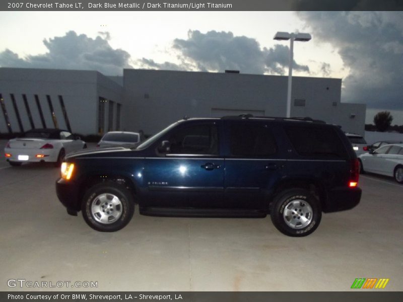 Dark Blue Metallic / Dark Titanium/Light Titanium 2007 Chevrolet Tahoe LT