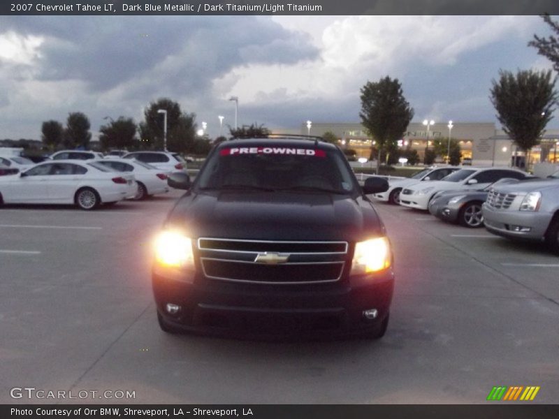 Dark Blue Metallic / Dark Titanium/Light Titanium 2007 Chevrolet Tahoe LT