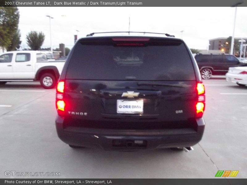 Dark Blue Metallic / Dark Titanium/Light Titanium 2007 Chevrolet Tahoe LT