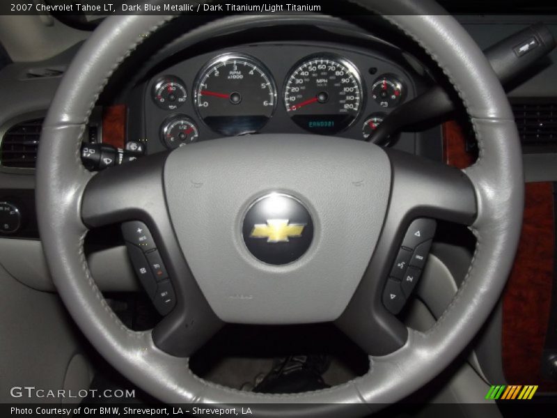 Dark Blue Metallic / Dark Titanium/Light Titanium 2007 Chevrolet Tahoe LT