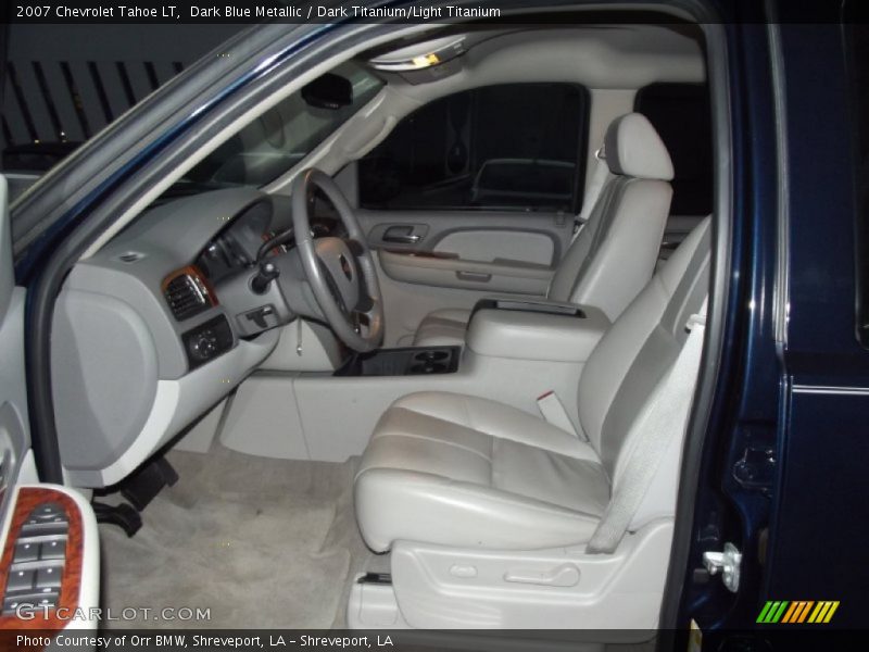 Dark Blue Metallic / Dark Titanium/Light Titanium 2007 Chevrolet Tahoe LT