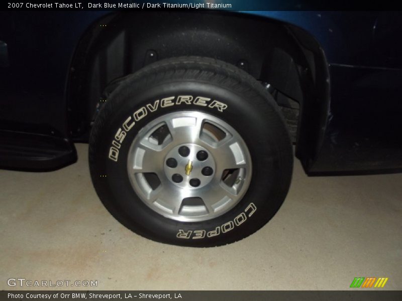 Dark Blue Metallic / Dark Titanium/Light Titanium 2007 Chevrolet Tahoe LT