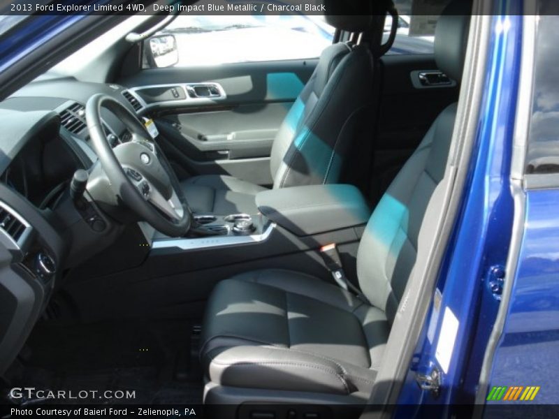 Deep Impact Blue Metallic / Charcoal Black 2013 Ford Explorer Limited 4WD