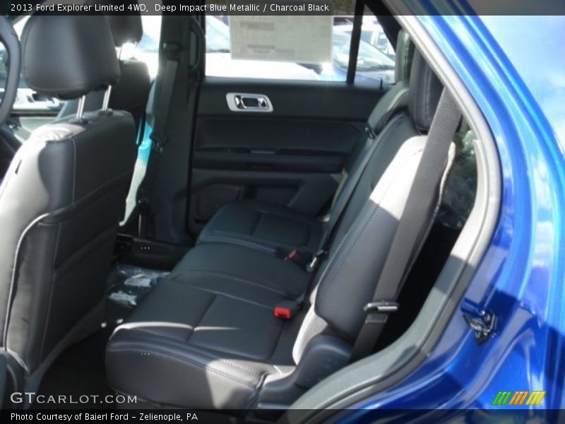 Deep Impact Blue Metallic / Charcoal Black 2013 Ford Explorer Limited 4WD