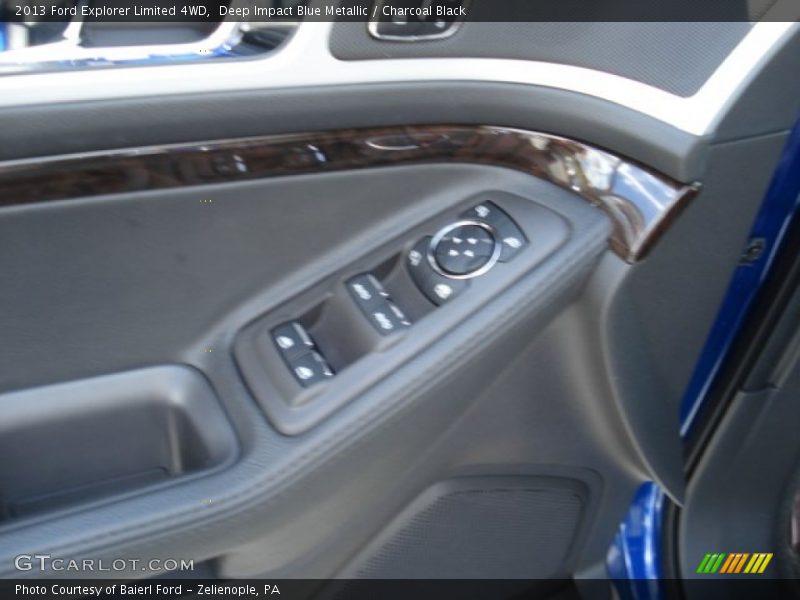 Deep Impact Blue Metallic / Charcoal Black 2013 Ford Explorer Limited 4WD