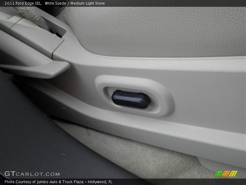 White Suede / Medium Light Stone 2011 Ford Edge SEL