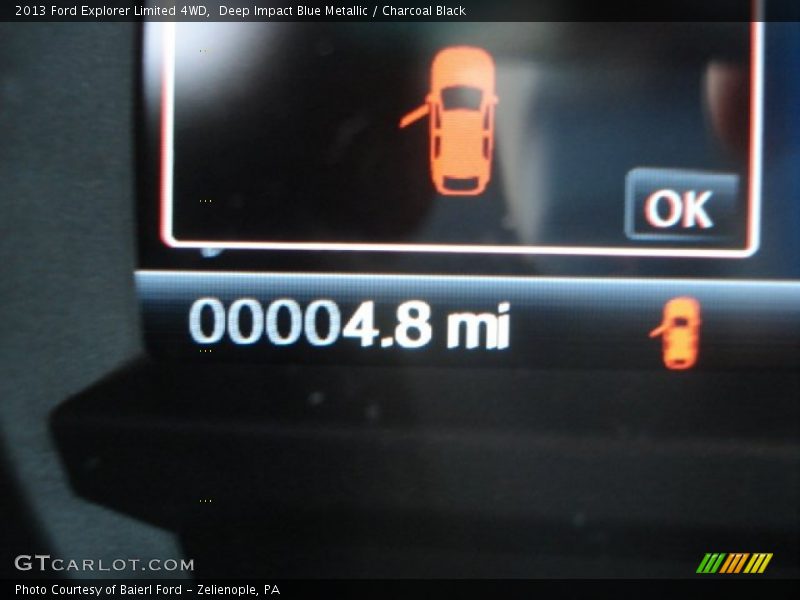 Deep Impact Blue Metallic / Charcoal Black 2013 Ford Explorer Limited 4WD