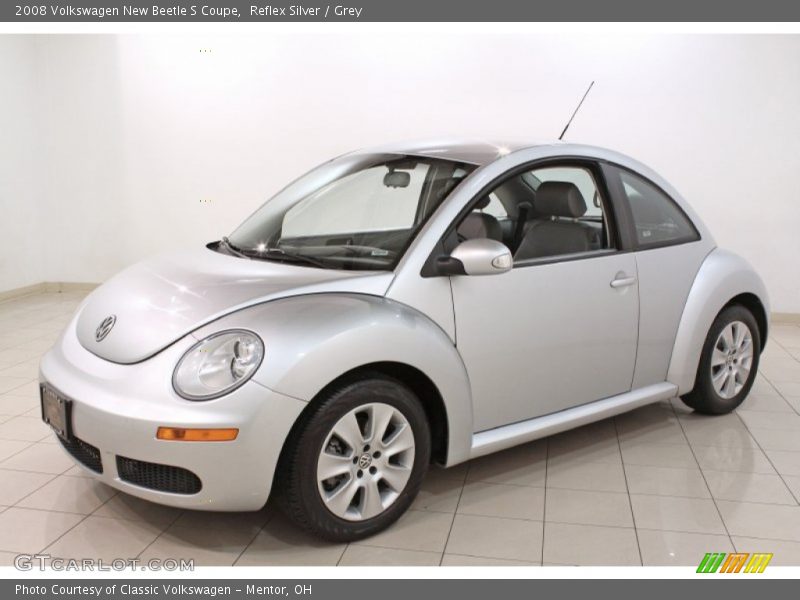 Reflex Silver / Grey 2008 Volkswagen New Beetle S Coupe