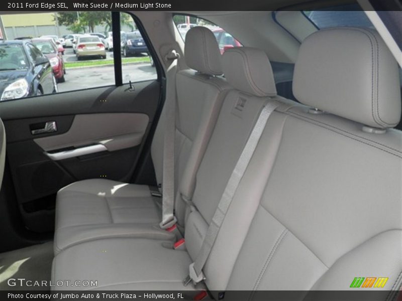 White Suede / Medium Light Stone 2011 Ford Edge SEL