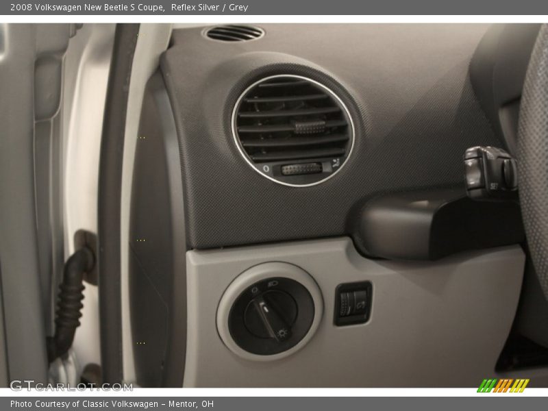 Reflex Silver / Grey 2008 Volkswagen New Beetle S Coupe