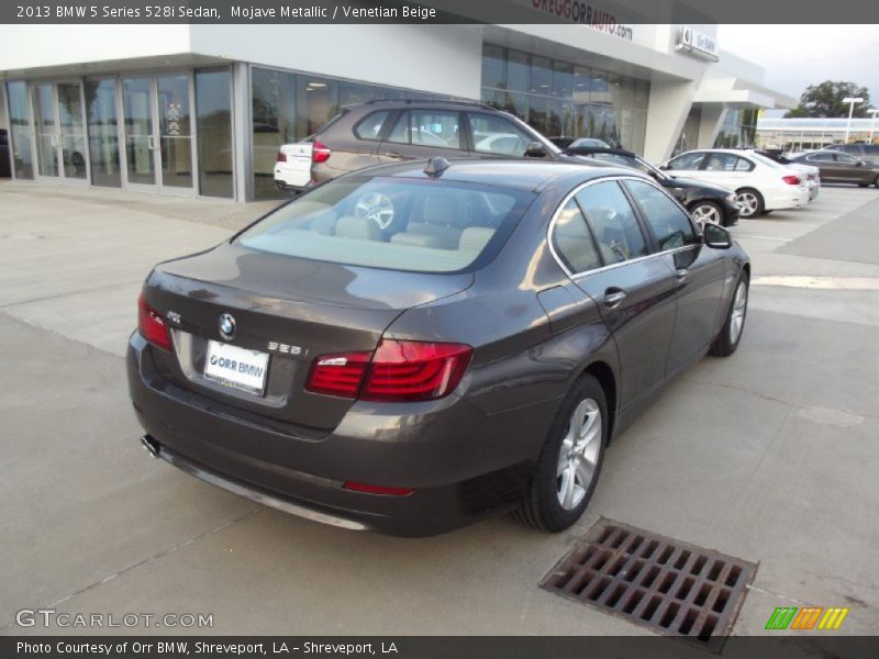 Mojave Metallic / Venetian Beige 2013 BMW 5 Series 528i Sedan