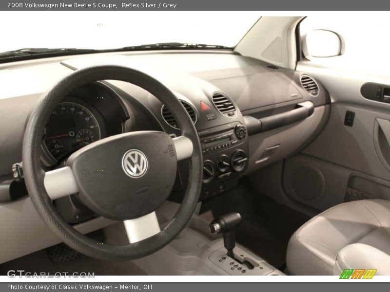 Reflex Silver / Grey 2008 Volkswagen New Beetle S Coupe