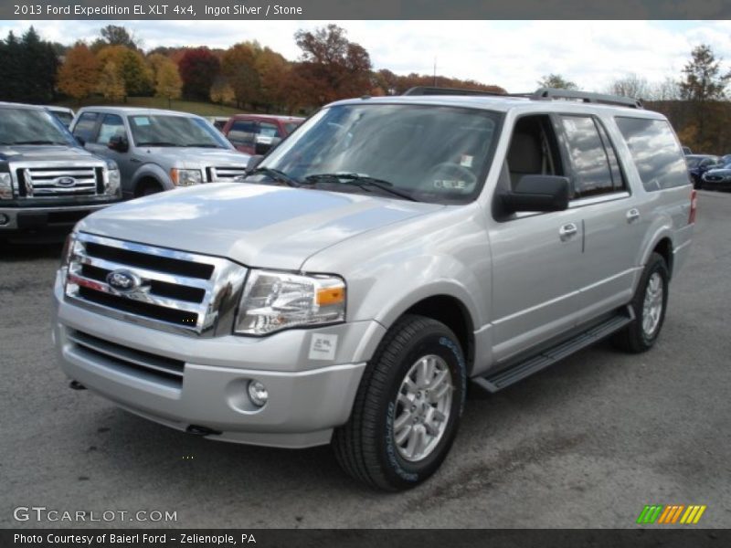 Ingot Silver / Stone 2013 Ford Expedition EL XLT 4x4