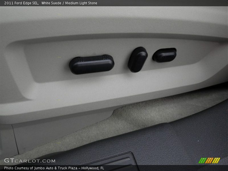White Suede / Medium Light Stone 2011 Ford Edge SEL