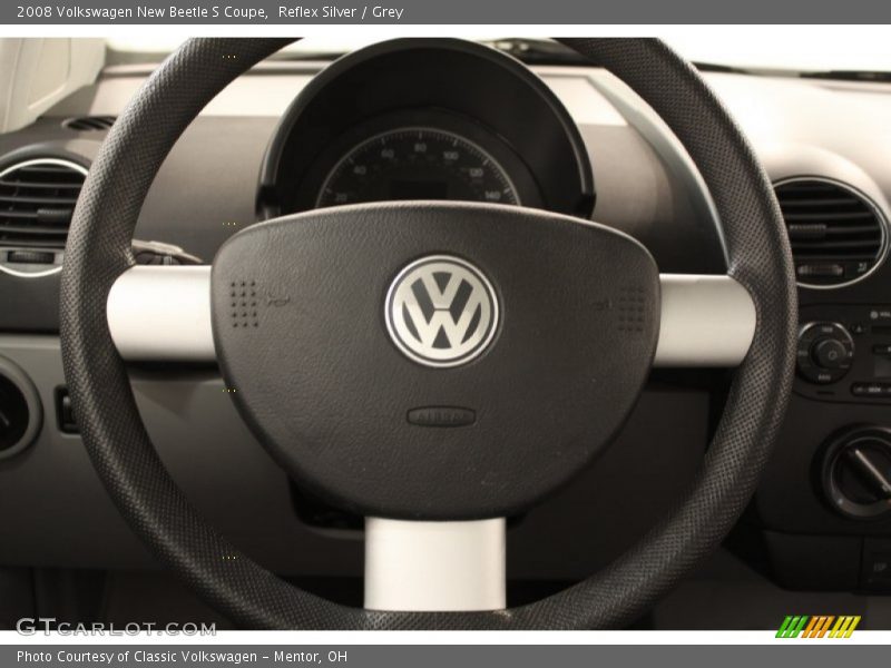 Reflex Silver / Grey 2008 Volkswagen New Beetle S Coupe