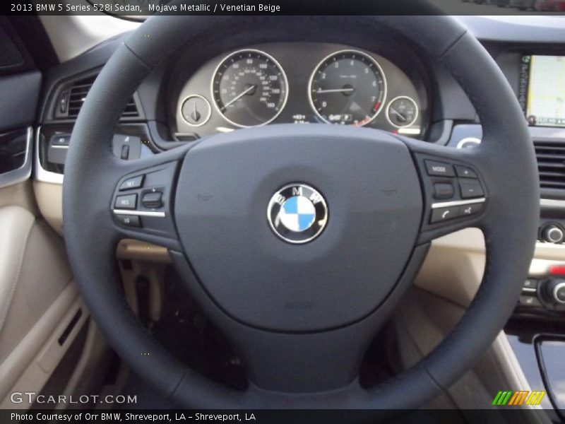 Mojave Metallic / Venetian Beige 2013 BMW 5 Series 528i Sedan