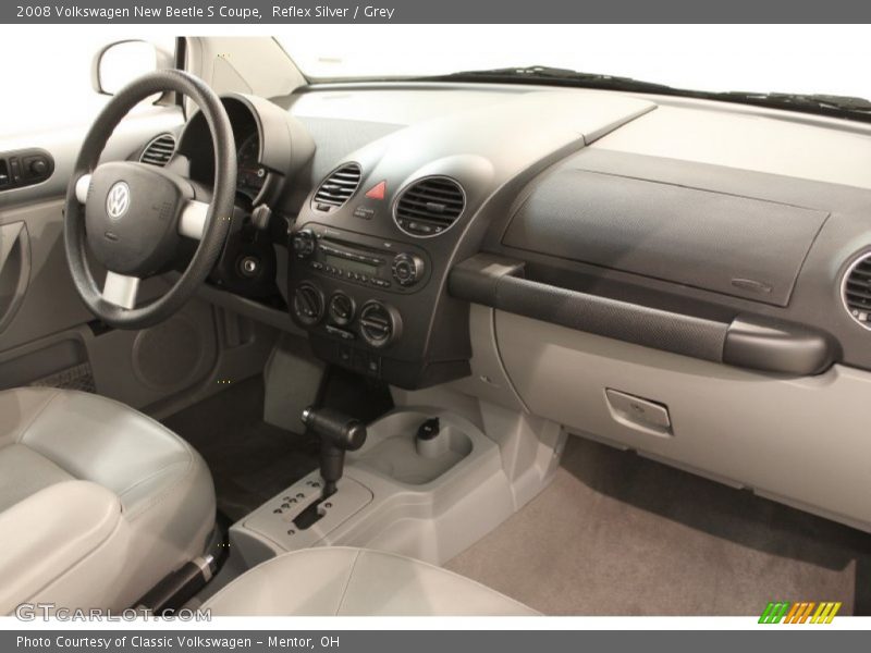 Reflex Silver / Grey 2008 Volkswagen New Beetle S Coupe