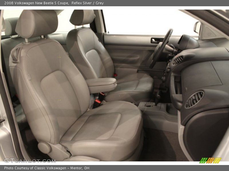 Reflex Silver / Grey 2008 Volkswagen New Beetle S Coupe