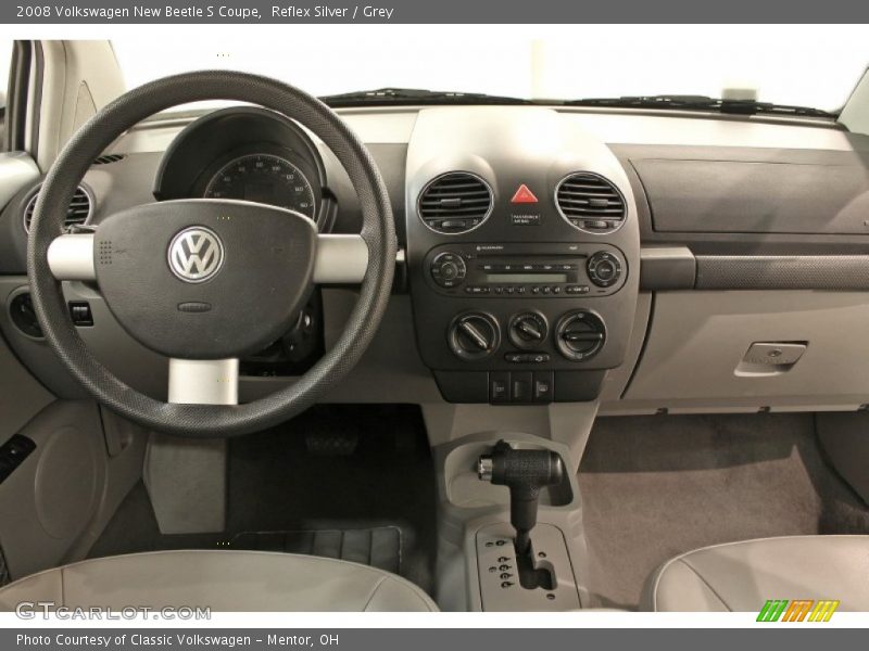 Reflex Silver / Grey 2008 Volkswagen New Beetle S Coupe