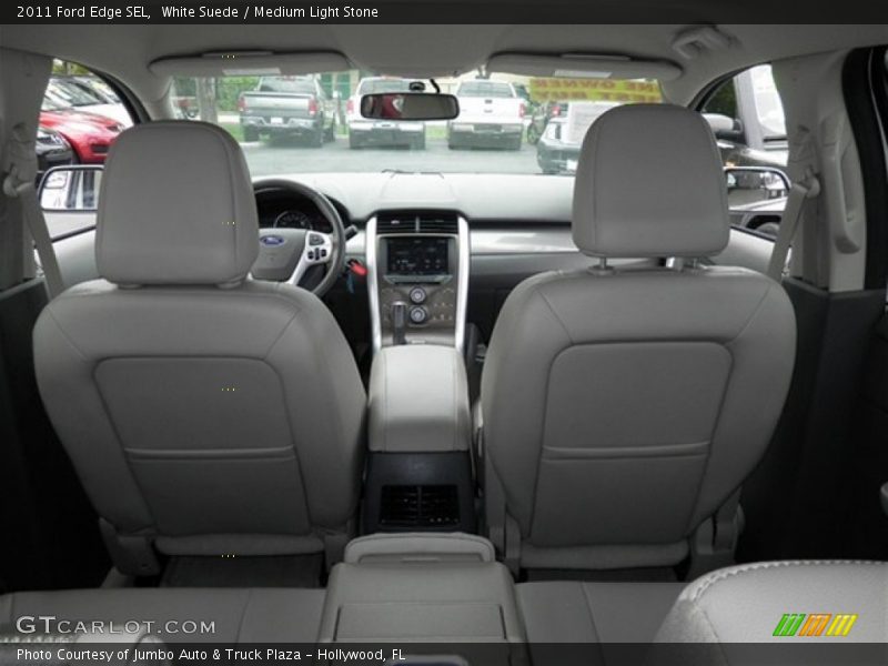 White Suede / Medium Light Stone 2011 Ford Edge SEL
