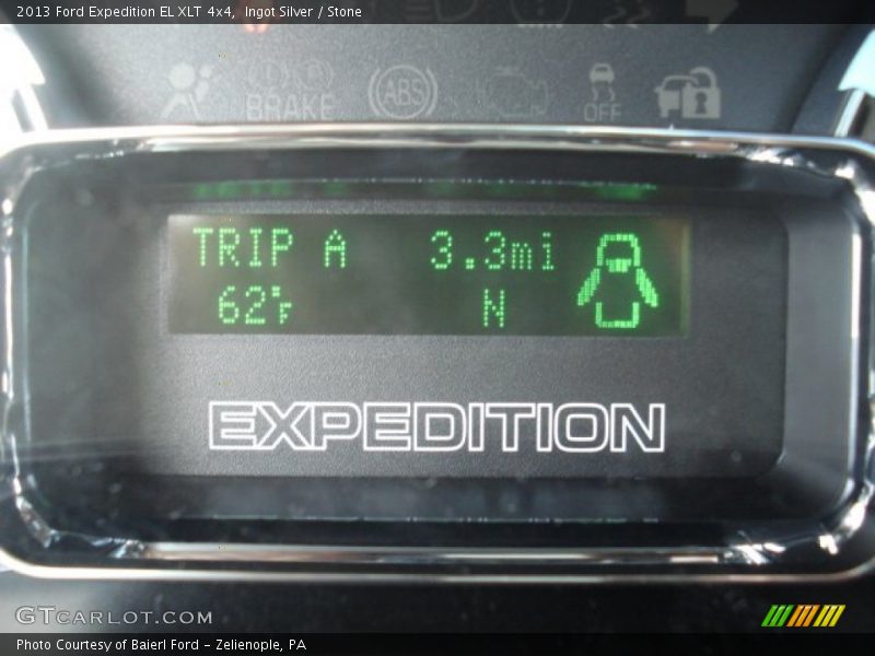 Ingot Silver / Stone 2013 Ford Expedition EL XLT 4x4