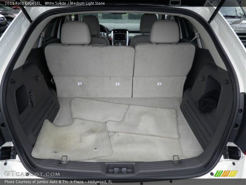 White Suede / Medium Light Stone 2011 Ford Edge SEL