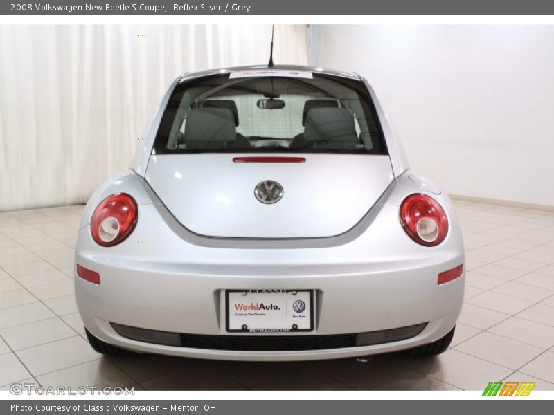 Reflex Silver / Grey 2008 Volkswagen New Beetle S Coupe
