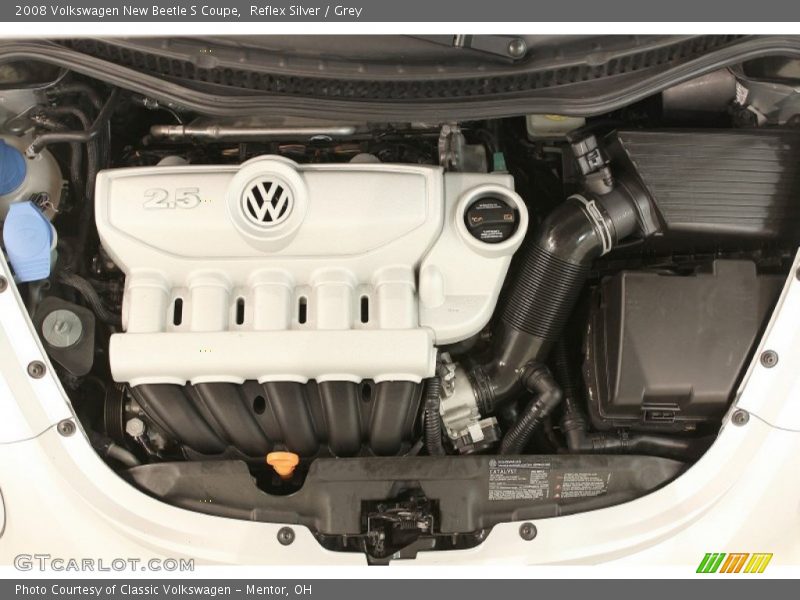 Reflex Silver / Grey 2008 Volkswagen New Beetle S Coupe