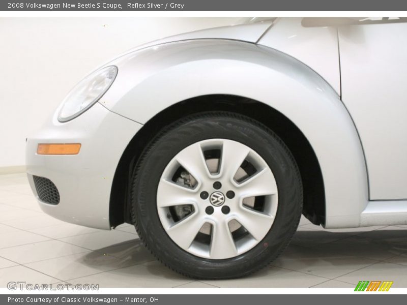 Reflex Silver / Grey 2008 Volkswagen New Beetle S Coupe